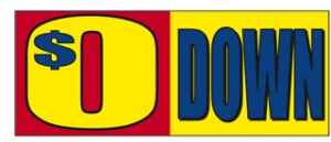 1 Dollar Down Windshield Banner