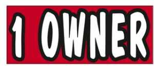 1 Owner Windshield Banner