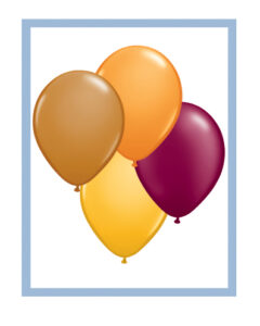 11 Inch Autumn Assortment Balloon