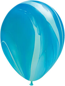 11 Inch Blue Rainbow Balloon