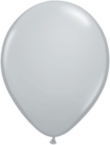 11 Inch Gray Balloon