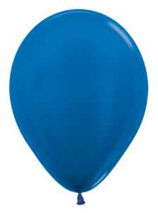 11 Inch Metallic Blue Balloon