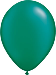 11 Inch Pearl Emerald Green Balloon