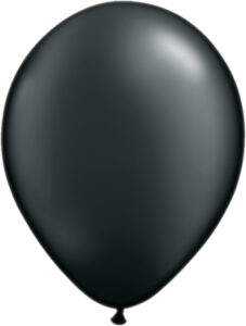 11 Inch Pearl Onyx Black Balloon