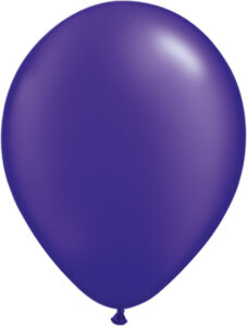 11 Inch Pearl Quartz Purple Balloon