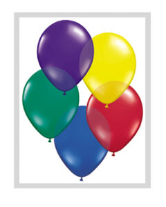 11 Inch Radiant Jewel Assortment Balloon