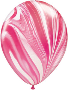 11 Inch Red White Balloon
