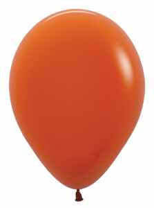 11 Inch Deluxe Sunset Orange Balloon