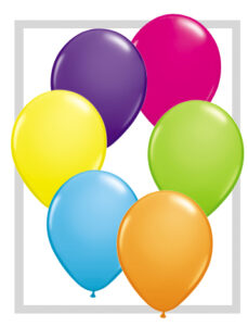 11 Inch Tropical Assortment Balloon