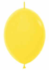 12 inch Fashion Yellow Link-O-Loon Balloon
