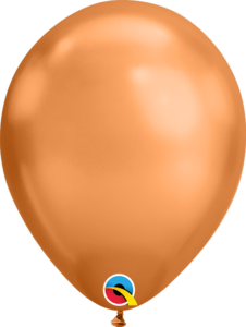 7 Inch Chrome Copper Latex Balloon