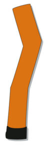 18ft Sky Dancing Tube Orange