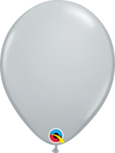 16 Inch Gray Latex Balloon