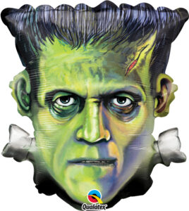25 Inch Halloween Frankenstein Head  Mylar Balloon