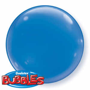 15-inch Dark Blue Bubble Balloon