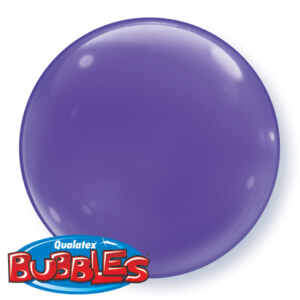 15-inch Purple Violet Bubble Balloon