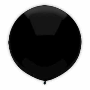 17 Inch Pitch Black Outdoor Balloon