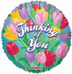18 Inch Thinking Of You Mylar Balloon