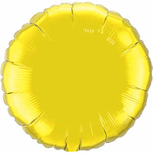 18-inch Citrine Yellow Microfoil Balloon