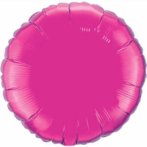18-inch Magenta Microfoil Balloon
