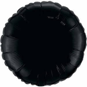 18-inch Onyx Black Microfoil Balloon