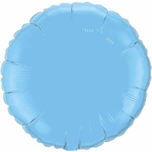 18-inch Pale Blue Microfoil Balloon