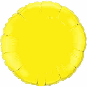 18-inch Yellow Microfoil Balloon
