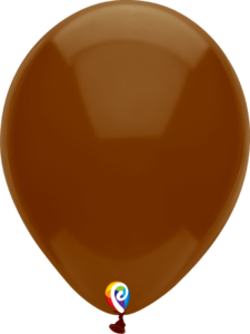 12 Inch Cocoa Brown Latex Balloon