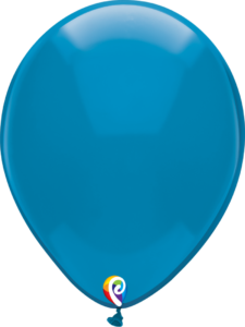12 Inch Crystal Blue Latex Balloon