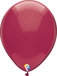 12 Inch Crystal Burgundy Latex Balloon