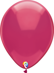 12 Inch Crystal Fuchsia Latex Balloon