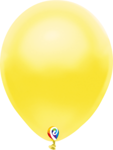 12 Inch Pearl Yellow Latex Balloon
