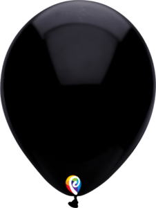12 Inch Pearl Black Latex Balloon