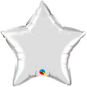 18-inch Silver Star Microfoil Balloon
