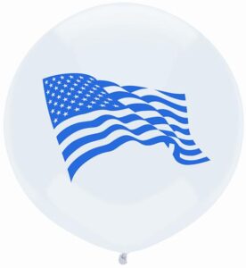 17 inch BSA Printed Flag Latex Balloons