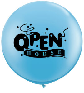 3ft Open House Confetti Balloon