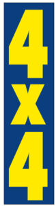 4 X 4 Flag