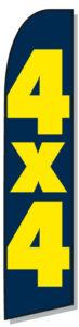 4 x 4 Swooper Flag