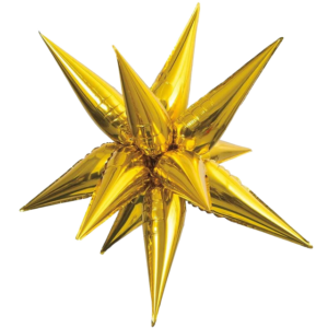 26 inch Gold Starburst Mylar