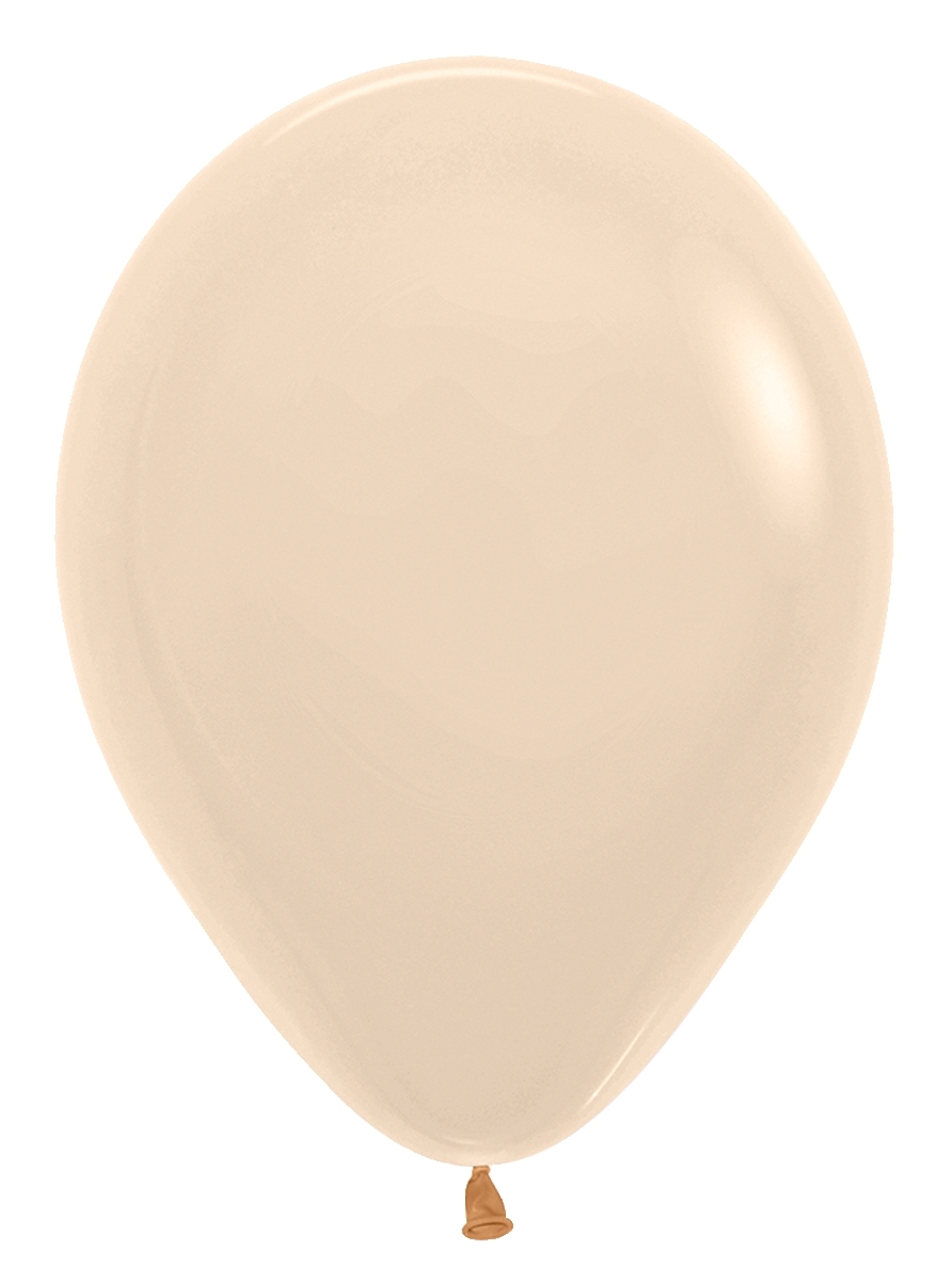 Sempertex 5-inch pastel nude latex balloons, 100-count bag