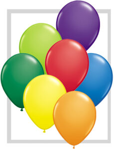 5 Inch Carnival Assortment Balloon