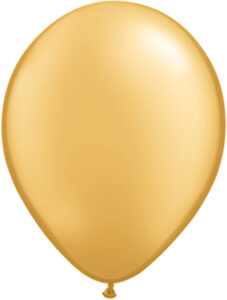5 Inch Gold Balloon