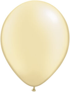 5 Inch Pearl Ivory Balloon
