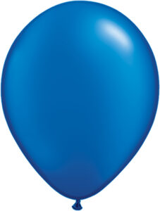 5 Inch Pearl Sapphire Blue Balloon
