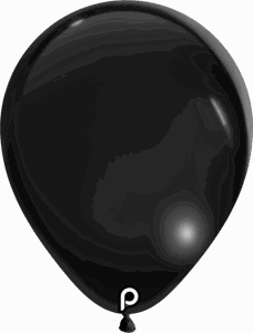 5 Inch Black Balloon