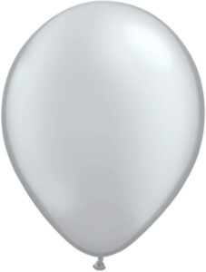 5 Inch Silver Balloon