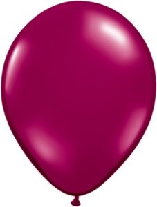 5 Inch Sparkling Burgundy Balloon