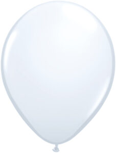 5 Inch White Balloon