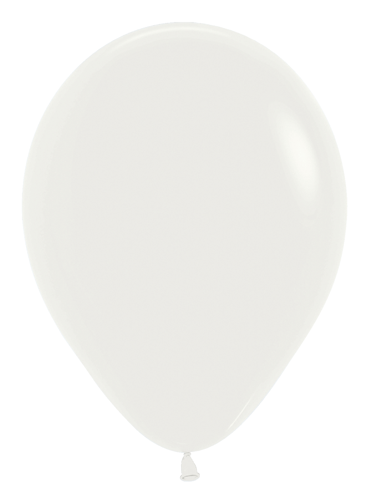 Sempertex 11 Inch Deluxe Almond White Balloon - 100ct