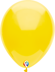 7 Inch Yellow Latex Balloon